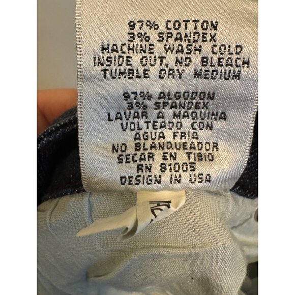 L.A. Idol Jeans Womens Size 5 Dark Wash Embellished Skinny Denim Pants USA - Picture 6 of 9